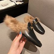 Gucci Women's Princetown Horsebit Shearling - 4