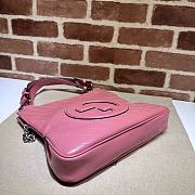 Gucci Blondie Small Tote Bag Pink 30x24x6cm - 6