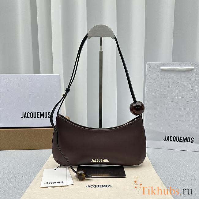 Jacquemus Le Bisou Brown Shoulder Bag 27x10.5cm - 1