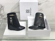 Givenchy Women's Shark Lock Ankle Black Boots - 3