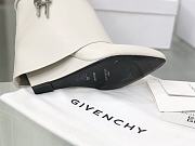 Givenchy Women's Shark Lock Ankle White Boots - 3