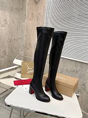 Christian Louboutin Black Leather High Boots - 1