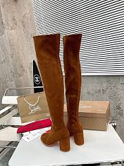 Christian Louboutin Brown High Boots - 3