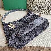 Goyard Hobo Boheme PM Navy Blue 27x42x15cm - 4