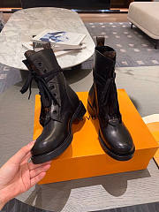 Louis Vuitton LV Black Monogram Boots  - 4