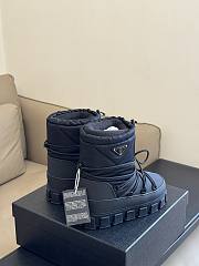 Prada Nylon Gabardine Après Ski Booties Black - 3