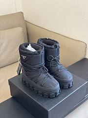 Prada Nylon Gabardine Après Ski Booties Black - 2