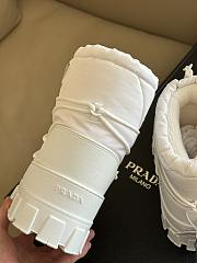 Prada Nylon Gabardine Après Ski Booties White - 5