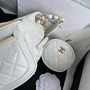 Chanel Pocket White Waist Bag 34x15x6cm - 4