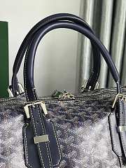 Goyard Boston 45 Bag Navy Blue 49x27x22cm - 5