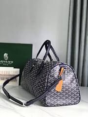 Goyard Boston 45 Bag Navy Blue 49x27x22cm - 4