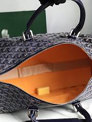 Goyard Boston 45 Bag Navy Blue 49x27x22cm - 3