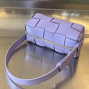 Bottega Veneta Small Brick Cassette Purple 23.5x10x10cm - 5