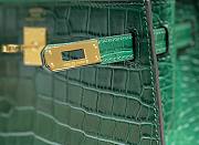 Hermes Kelly Green With Shoulder Strap Gold Hardware 20cm - 6