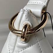 Chanel Lambskin Large Hobo Bag White 29.5x37x13cm - 3