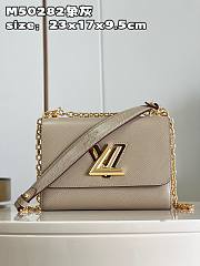 Louis Vuitton LV Twist MM Beige 23 x 17 x 9.5 cm - 1