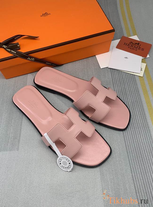 Hermes Oran Pink Slide - 1