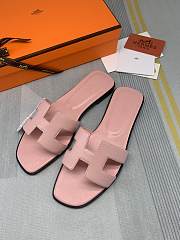 Hermes Oran Pink Slide - 2