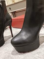 Christian Louboutin Black Boots Heel 13cm - 5