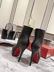 Christian Louboutin Black Boots Heel 13cm - 4