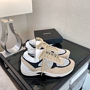 Chanel Beige Black Sneaker - 2