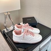 Chanel Sneaker Pink White - 2