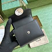 Gucci Petite GG Medium Wallet Black 11x9.5x3cm - 5