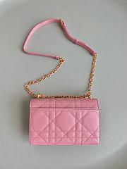 Dior Miss Caro Mini Bag Melocoton Pink 18x12x5.5cm - 5