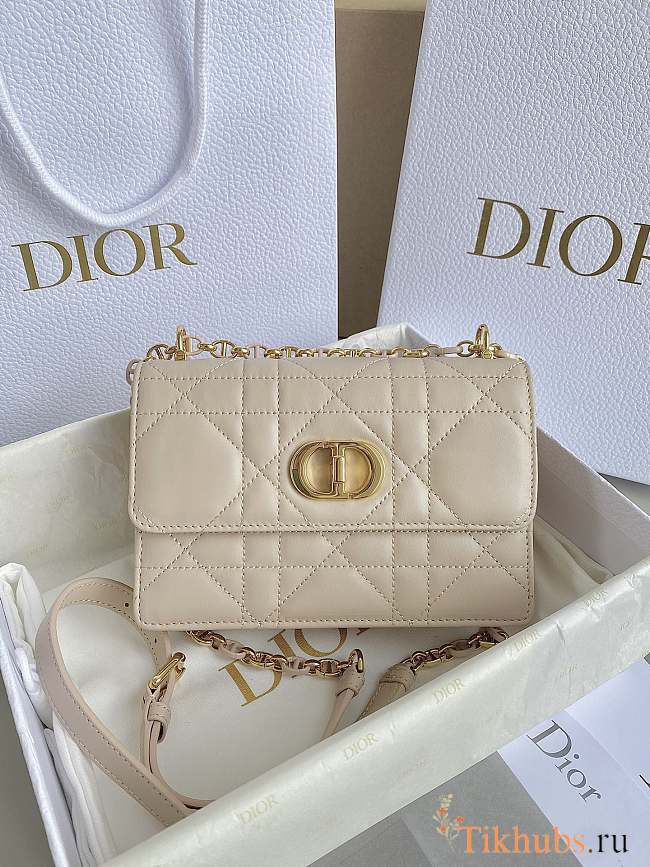 Dior Miss Caro Mini Bag Beige 18x12x5.5cm - 1