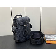 Louis Vuitton LV Nano Christopher Monogram Black 14x19x6cm - 4