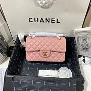 Chanel Flap Bag Light Pink Lambskin Gold 23cm - 1