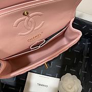 Chanel Flap Bag Light Pink Lambskin Gold 23cm - 6