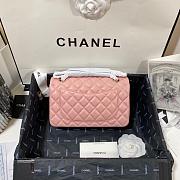 Chanel Flap Bag Light Pink Lambskin Gold 23cm - 4