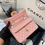 Chanel Flap Bag Light Pink Lambskin Gold 23cm - 2