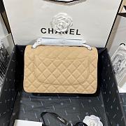 Chanel Jumbo Flap Bag Beige Caviar Silver 30cm - 3