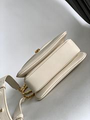 Bvlgari Serpenti Reverse Top Handle White 20x14x10cm - 5