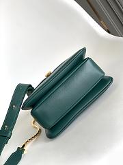 Bvlgari Serpenti Reverse Top Handle Green 20x14x10cm - 6