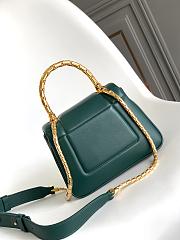 Bvlgari Serpenti Reverse Top Handle Green 20x14x10cm - 5