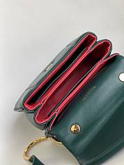 Bvlgari Serpenti Reverse Top Handle Green 20x14x10cm - 4