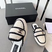 Chanel White Flats - 5