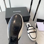 Chanel White Flats - 4