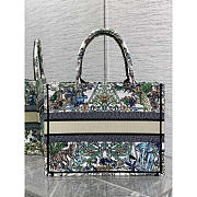 Dior Medium Book Tote White Multicolor Étoile 36 x 27.5 x 16.5 cm - 3