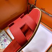 Hermes Oran Red Slides - 5