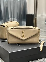 YSL Calypso Bag In Lambskin Beige 26x14x7xcm - 1