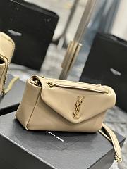 YSL Calypso Bag In Lambskin Beige 26x14x7xcm - 2