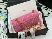 Chanel Small Flap Bag Pink 20cm - 4