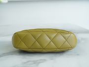 Chanel Hobo Handbag Lambskin Green 19x24x5cm - 6