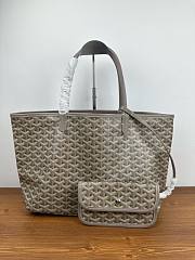 Goyard Saint Louis PM Tote Bag Greige Khaki 47x27x16cm - 1