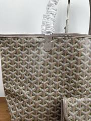 Goyard Saint Louis PM Tote Bag Greige Khaki 47x27x16cm - 4