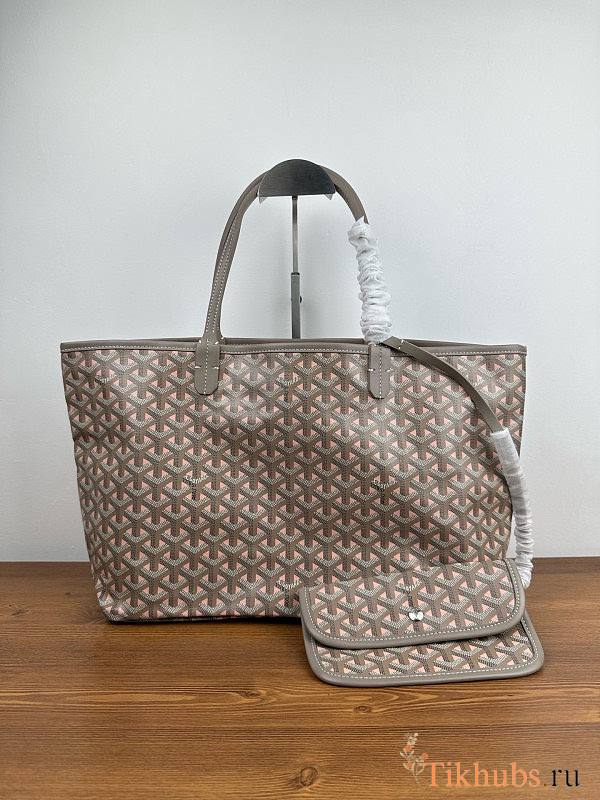 Goyard Saint Louis PM Tote Bag Greige Pink 47x27x16cm - 1